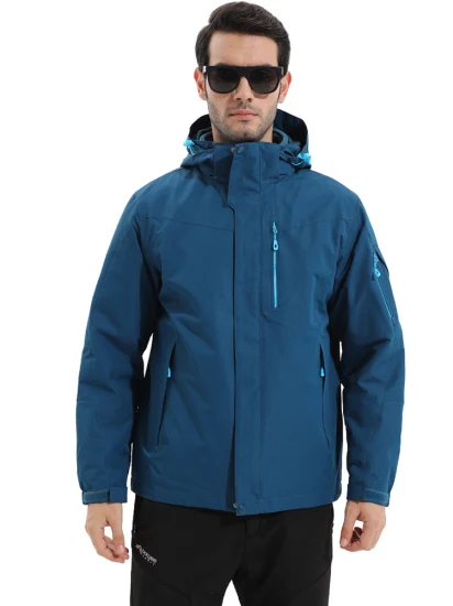 Hombres Abrigo de invierno Ropa impermeable a prueba de viento al aire libre Esquí Abajo Ropa de abrigo Chaqueta cortavientos